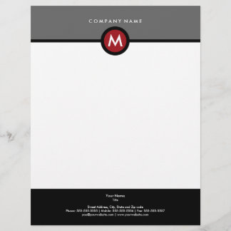 Papel con membrete moderno del negocio del