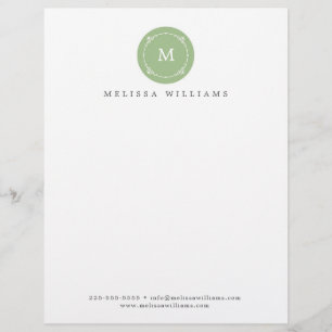 Papel con membrete moderno profesional creativo