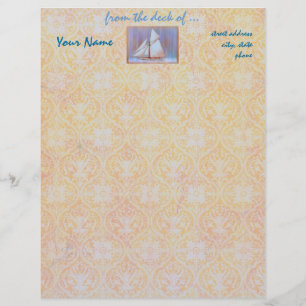 Papel con membrete oscuro de las velas