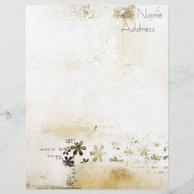 papel con membrete personalizado (Anverso)