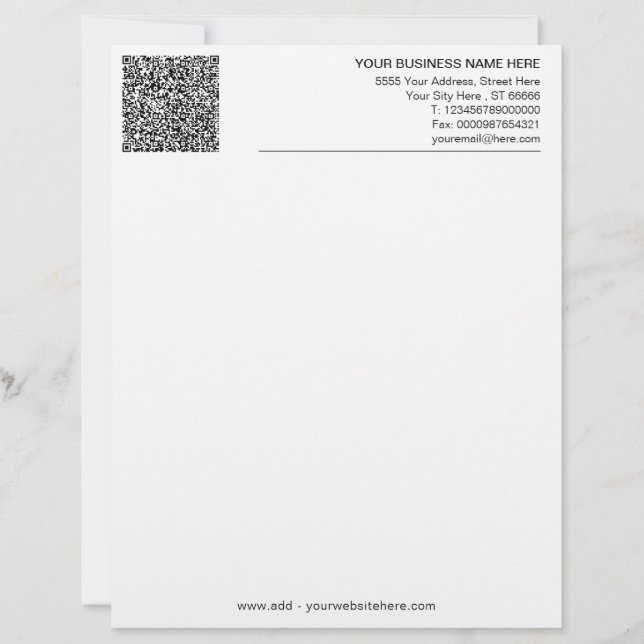 Papel con membrete personalizado con tu nombre, in (Anverso)