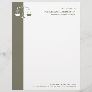 Papel con membrete procurador/abogado
