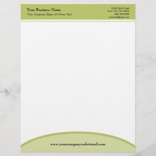 Papel con membrete profesional básico del negocio