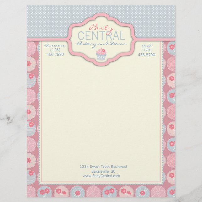 Papel con membrete querido del chica (Anverso)