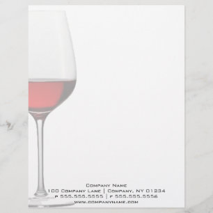Papel con membrete rojo del profesional de la copa