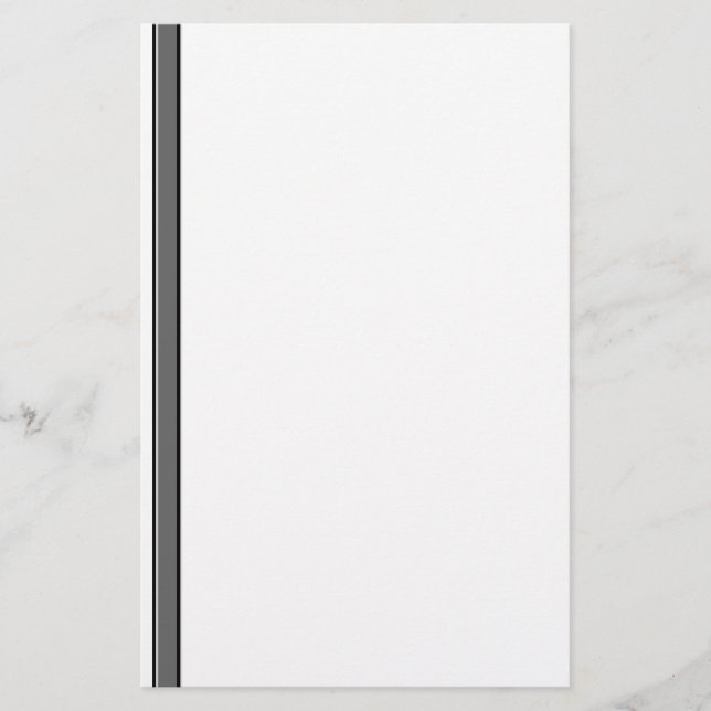 Papel con rayas grises y negras sin renglones (Anverso)