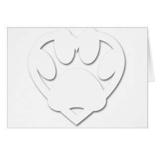 Papel Cortando Papas De Perro Y Forma De Corazón