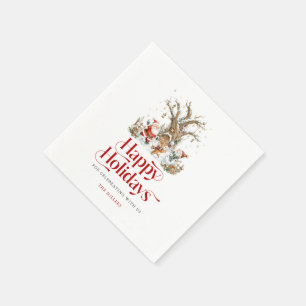 Papel Crea Tu Servilleta de Navidad Personalizada