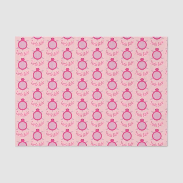Papel cutáneo de cebo de tortuga rosa (Anverso)