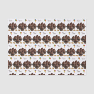 Papel cutáneo de chocolate feliz cumpleaños