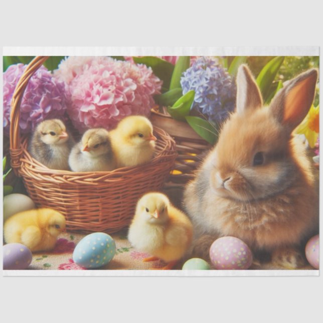 Papel cutáneo retro vintage de ayuno de conejo (Anverso)