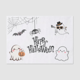 Papel cutáneo y fantasmal de Halloween
