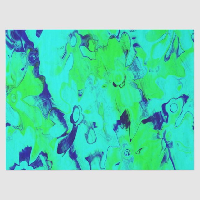 Papel de 13 tejidos-florals-pintados con grises (Anverso)