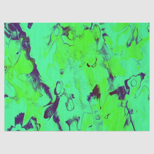 Papel de 15 tejidos-florals-pintados con grises (Anverso)