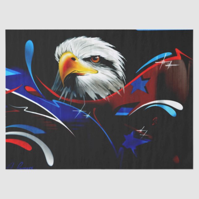 papel de águila estadounidense (Anverso)