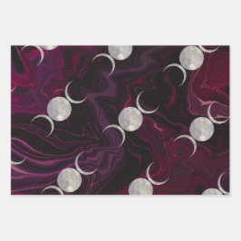 Papel de ajuste abstracto de la luna