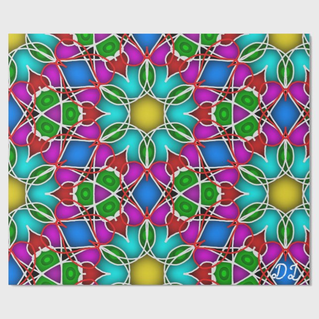 Papel de ajuste abstracto de patrón único (Superficie plana)