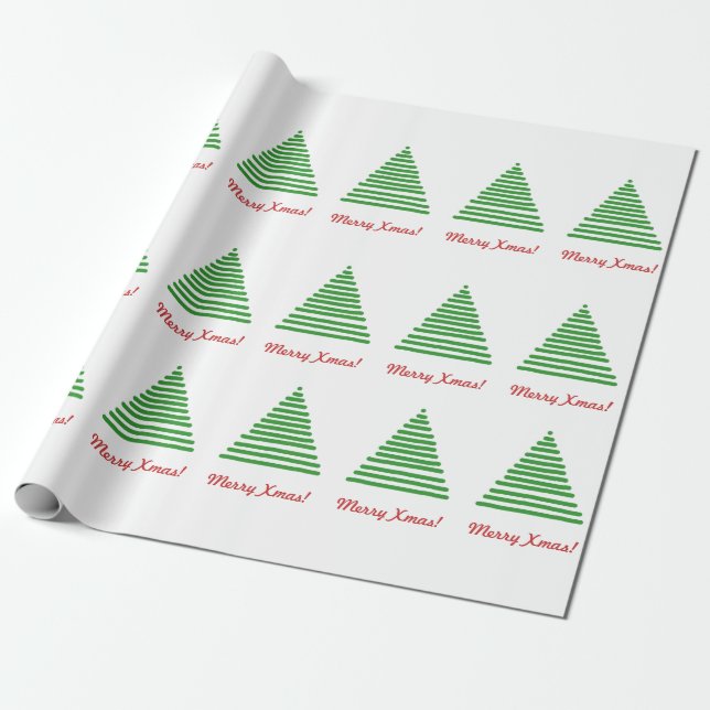 Papel de ajuste - Árbol de navidad (Desenrollado)