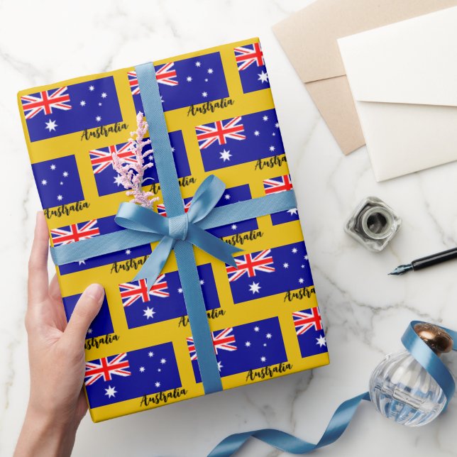 Papel de ajuste australiano, patriota de bandera a (Regalar)