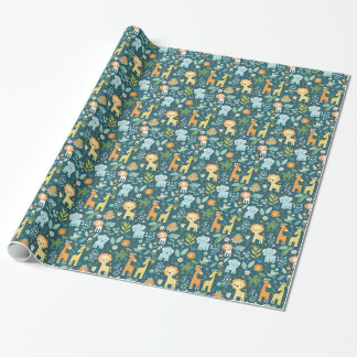 Papel de ajuste Baby Shower de Jungle Joy