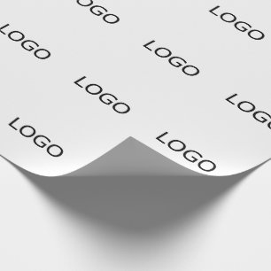 Papel de ajuste blanco para grandes logotipos corp