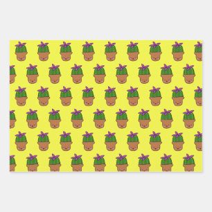 Papel de ajuste Cacti feliz