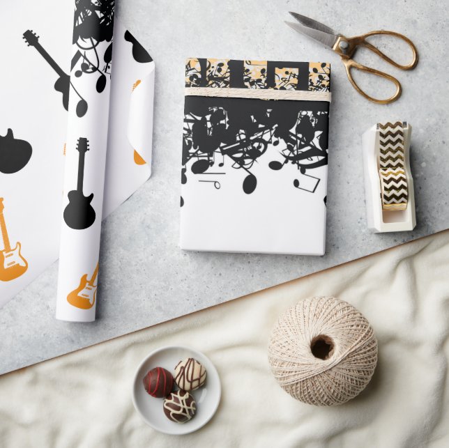 Papel de ajuste clásico de Golden Music Note (Artesanía)