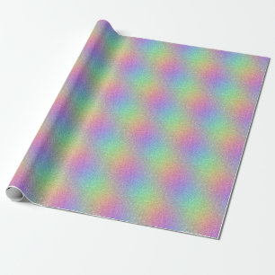 Papel de ajuste con efecto Purpurina arcoiris
