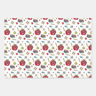 Papel de ajuste con tema escolar