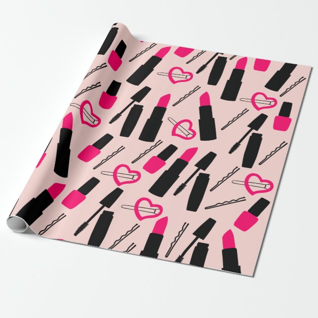 Papel de ajuste de accesorios de maquillaje (Desenrollado)