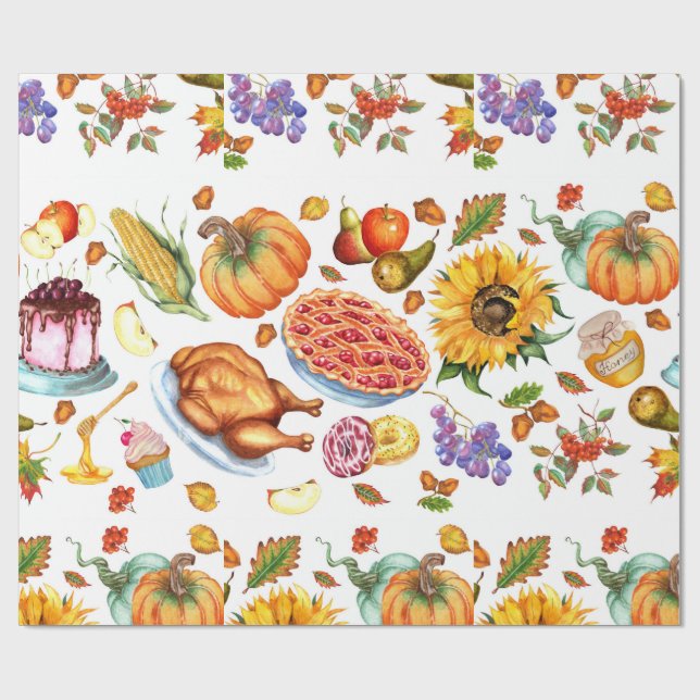 Papel de ajuste de alimentos de vacaciones (Superficie plana)