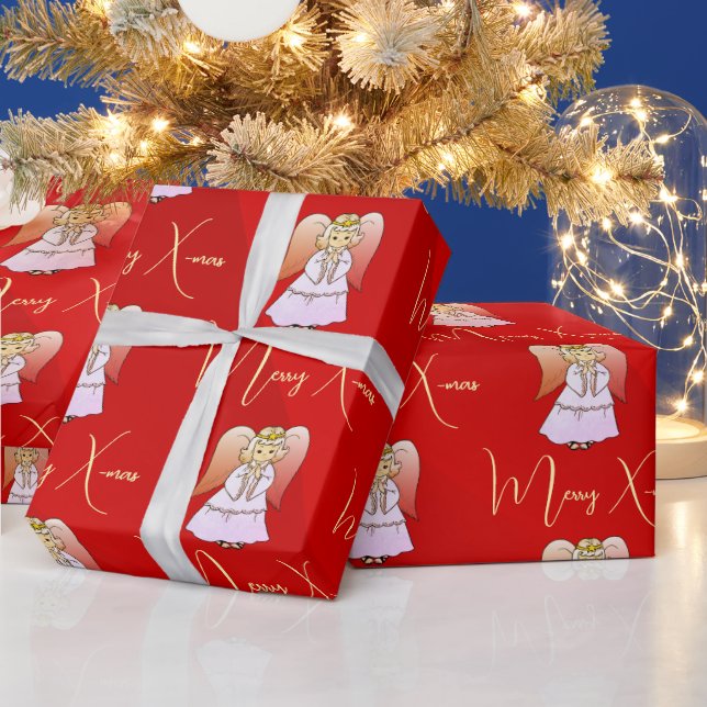 Papel de ajuste de ángel (Vacaciones)