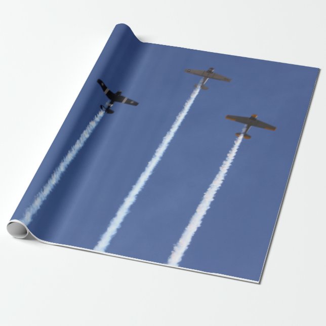 Papel de ajuste de aviones de guerra (Desenrollado)