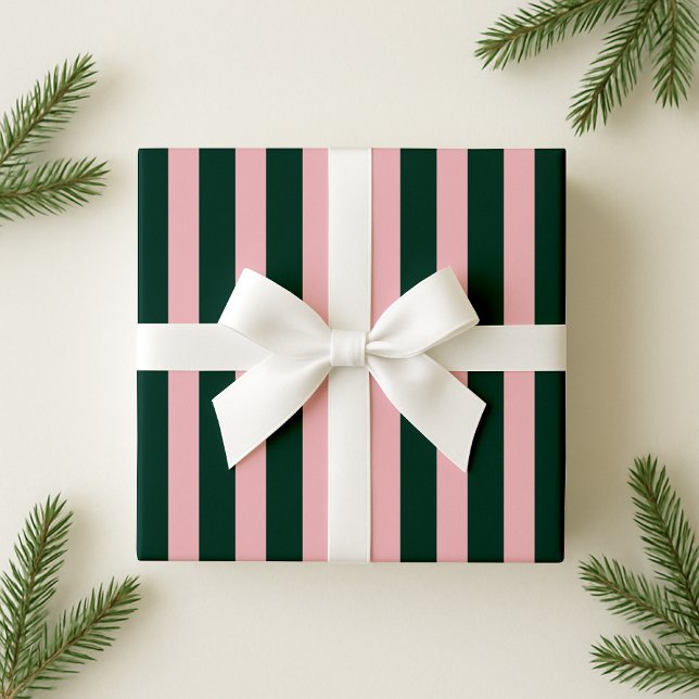 Papel de ajuste de banda negrita verde y rosa negr (Subido por el creador)
