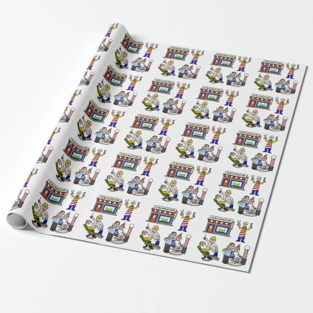 Papel de ajuste de barbero (Desenrollado)