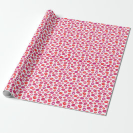 Papel de ajuste de besos de lápiz labial