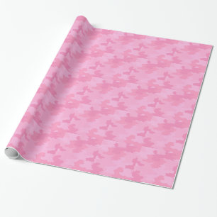 Papel de ajuste de camuflaje rosa