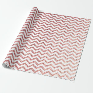 Papel de ajuste de Chevron Boda Purpurina de oro R