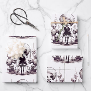 Papel de ajuste de Chica zombi personalizado