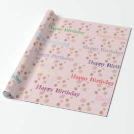 Papel de ajuste de cumpleaños personalizado - Nomb