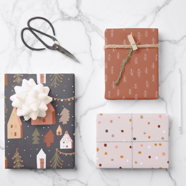 Papel de ajuste de decoración de navidades (Anverso)