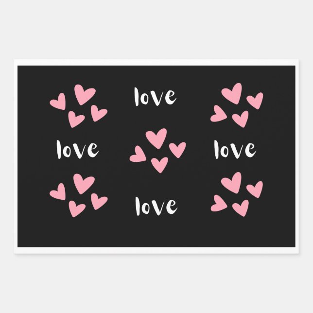 Papel de ajuste de día de San Valentín (Anverso)