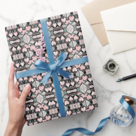 Papel de ajuste de Día de San Valentín de flores s