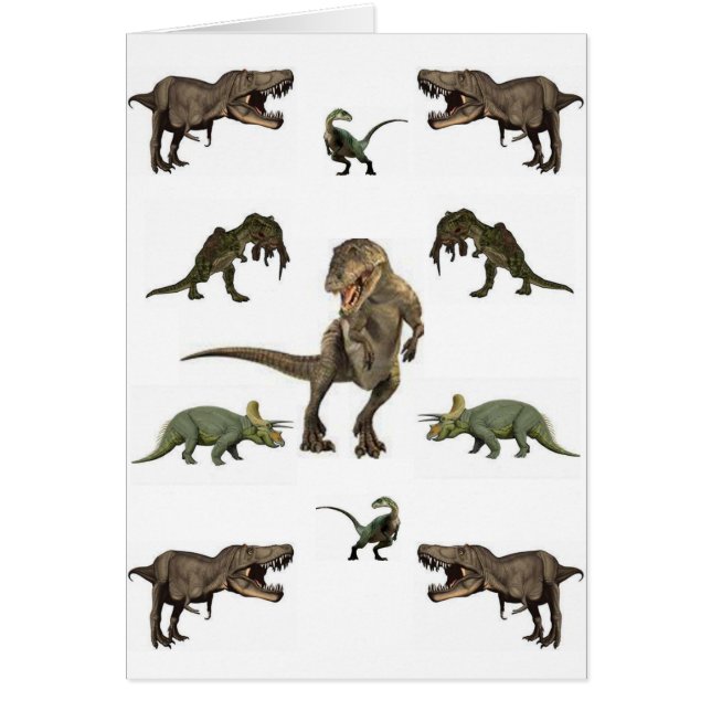 Papel de ajuste de dinosaurios (Frente)
