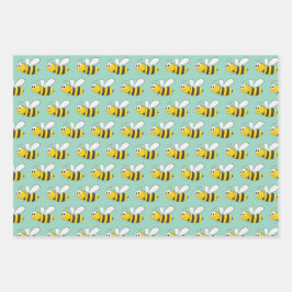 Papel de ajuste de diseño de abejas