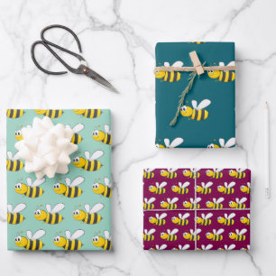 Papel de ajuste de diseño de abejas