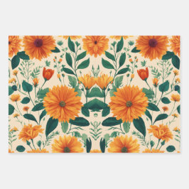 Papel de ajuste de diseño floral