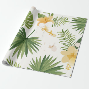 Papel de ajuste de diseño tropical