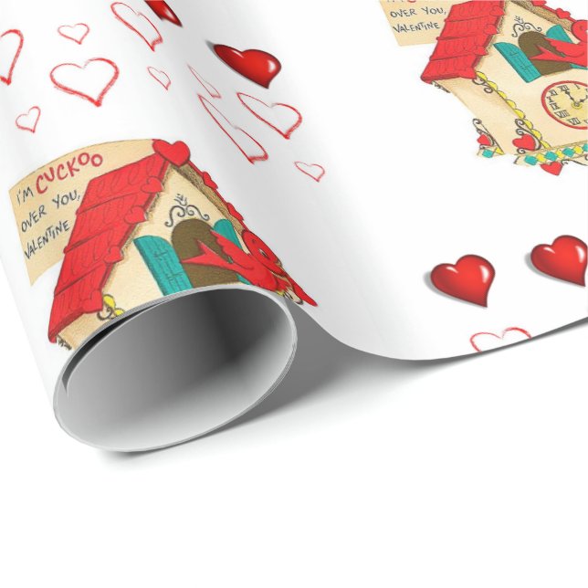Papel de ajuste de el día de San Valentín (Esquina del rollo)
