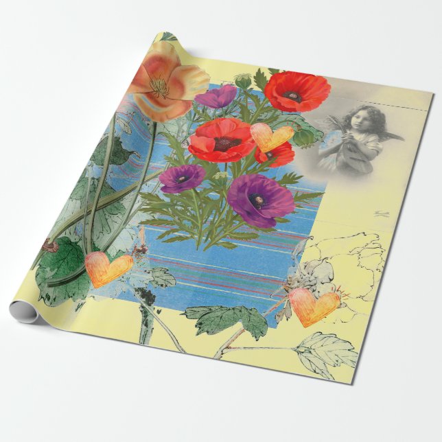 Papel de ajuste de el día de San Valentín (Desenrollado)